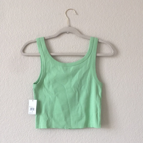 Billabong Crop Tank Top Scoop Neck Raw Hem Tee - Picture 14 of 16